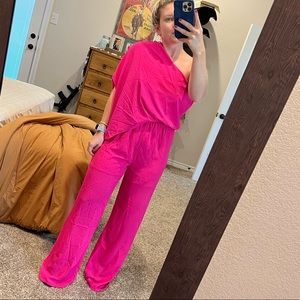 Pink jumpsuit